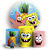 Capas Painel Redondo e Trio Cilindro Sublimado - Bob Esponja - Imagem 1