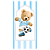 Capa Faixa Lateral Sublimado - Ursinho Baby Futebol - Imagem 1