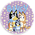 Capa Mini Painel Sublimado -  Bluey - Imagem 1