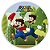 Capa Painel Redondo Sublimado - Super Mario - Imagem 1