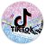 Capa Painel Redondo Sublimado - TikTok - Imagem 1