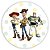 Capa Painel Redondo Sublimado - Toy Story Colorido - Imagem 1