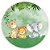 Capa Painel Redondo Sublimado - Animais Safari - Imagem 1