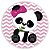 Capa Painel Redondo Sublimado - Panda - Imagem 1