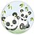 Capa Painel Redondo Sublimado - Panda - Imagem 1