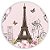 Capa Painel Redondo Sublimado - Paris - Imagem 1
