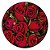 Capa Painel Redondo Sublimado - Rosas Vermelhas - Imagem 1