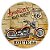 Capa Painel Redondo Sublimado - Route 66 - Imagem 1