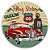 Capa Painel Redondo Sublimado - Route 66 - Imagem 1