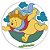 Capa Painel Redondo Sublimado - Ursinho Pooh - Imagem 1