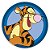 Capa Painel Redondo Sublimado - Ursinho Pooh Tigrao - Imagem 1