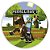 Capa Painel Redondo Sublimado - Minecraft - Imagem 1
