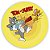 Capa Painel Redondo Sublimado - Tom e Jerry - Imagem 1