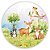 Capa Painel Redondo Sublimado - Animais Bosque - Imagem 1