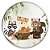 Capa Painel Redondo Sublimado - Animais Bosque - Imagem 1