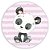 Capa Painel Redondo Sublimado - Panda - Imagem 1