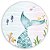 Capa Painel Redondo Sublimado - Sereia - Imagem 1