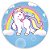 Capa Painel Redondo Sublimado - Unicornio - Imagem 1