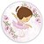 Capa Painel Redondo Sublimado - Bailarina Cute - Imagem 1