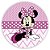 Capa Painel Redondo Sublimado - Minnie - Imagem 1