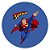 Capa Painel Redondo Sublimado - Super Homem - Imagem 1