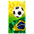 Capa Faixa Lateral Sublimado - Brasil Copa do Mundo - Imagem 1