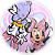 Capa Painel Redondo Sublimado - Minnie Margarida - Imagem 1