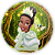 Capa Painel Redondo Sublimado - Princesa Tiana - Imagem 1