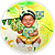 Capa Painel Redondo Sublimado - Brasil Copa do Mundo Baby - Imagem 1