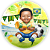 Capa Painel Redondo Sublimado - Brasil Copa do Mundo Baby - Imagem 1