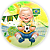 Capa Painel Redondo Sublimado - Brasil Copa do Mundo Baby - Imagem 1