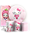 Capas Painel Redondo Trio Cilindro e Faixa Lateral Sublimado - Hello Kitty - Imagem 1