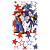 Capa Faixa Lateral Sublimado - Mario e Sonic - Imagem 1