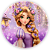 Capa Mini Painel Sublimado - Rapunzel Enrolados - Imagem 1