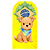 Capa Mini Faixa Lateral Sublimado - Brasilidade Infantil - Imagem 1
