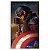 Capa Mini Faixa Lateral Sublimado - Capitao America - Imagem 1