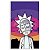 Capa Mini Faixa Lateral Sublimado - Rick and Morty - Imagem 1