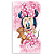 Capa Mini Faixa Lateral Sublimado - Minnie Rosa - Imagem 1