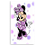 Capa Mini Faixa Lateral Sublimado - Minnie Lilas - Imagem 1