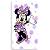 Capa Mini Faixa Lateral Sublimado - Minnie Lilas - Imagem 1