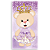 Capa Mini Faixa Lateral Sublimado - Ursinha Lilas - Imagem 1