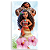 Capa Mini Faixa Lateral Sublimado - Moana - Imagem 1