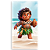 Capa Mini Faixa Lateral Sublimado - Moana - Imagem 1