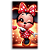 Capa Mini Faixa Lateral Sublimado - Minnie Vermelha Cute - Imagem 1