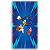 Capa Mini Faixa Lateral Sublimado - Sonic - Imagem 1