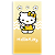 Capa Mini Faixa Lateral Sublimado - Hello Kitty - Imagem 1