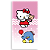 Capa Mini Faixa Lateral Sublimado - Hello Kitty - Imagem 1
