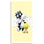 Capa Mini Faixa Lateral Sublimado - Looney Tunes Amarelo - Imagem 1