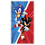 Capa Mini Faixa Lateral Sublimado - Sonic Shadow - Imagem 1