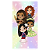 Capa Mini Faixa Lateral Sublimado - Princesas - Imagem 1